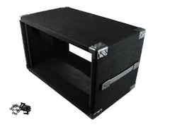 PROCRAFT 6U 12″ Deep Rack Case in Black Carpet Wrap – Side Handle w/ Rack Screws