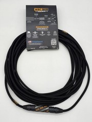 Amphenol WBC-PRO-QUAD AX3M Audio Cable Male & Female XLR Black Tweed Jacket