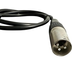 Premium XLR Pass Through cable for Pro Audio Installations (Male to Male)