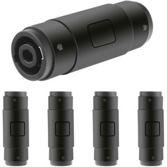 5 Pcs 4Pin Speaker/Amp Speakon Female to Female Plug Jack Straight Coupler C386