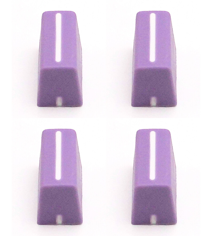 4pcs Fader Knob Cap For Pioneer DDJ-SX SZ Rane 61 62 64 68 Denon Numark (Purple)