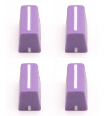 4pcs Fader Knob Cap For Pioneer DDJ-SX SZ Rane 61 62 64 68 Denon Numark (Purple)