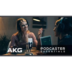AKG Podcaster Essentials With Lyra USB Microphone and K371 Headphones LN