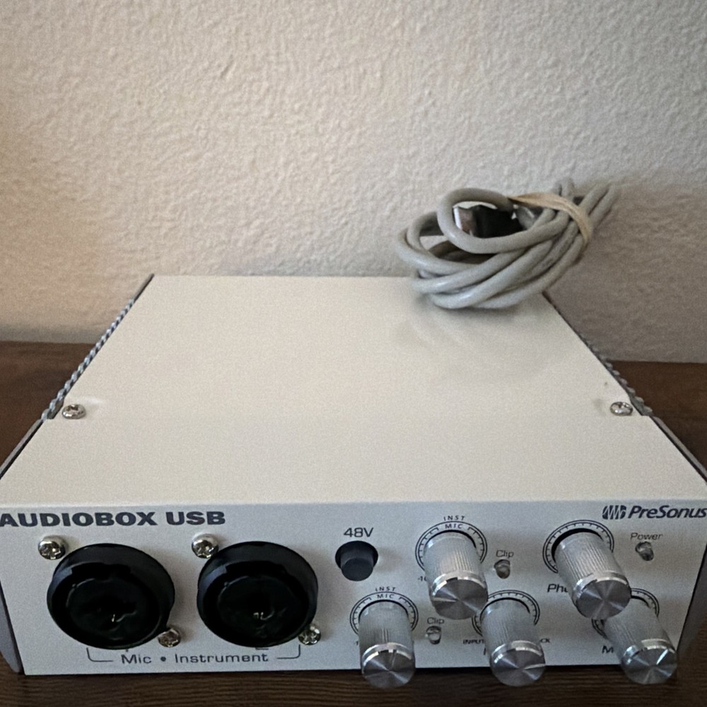 PreSonus AudioBox USB Audio Interface – Used, Good Condition (USB Cable Only)