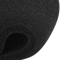 10PCS Microphone Headset Grill Windscreen Sponge Foam Black Mic Cover Universal.