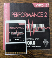 KORG CARD Performance 2 Data WPC-12 WPC12 KORG WAVESTATION