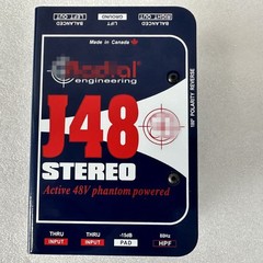 1Set Radial Engineering J48 Active 48V Phantom Powered Direct Box