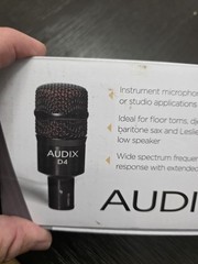 Audix D4 Dynamic Microphone New In Box!! 🔥 Awesome Item 🔥