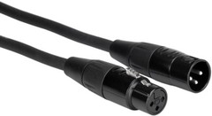 2 Pack Hosa Pro Microphone Cable, Neutrik REAN Connectors REAN XLR3F to XLR3M