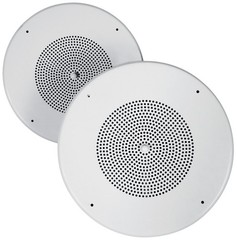JBL CSA 140Z Commercial 70v Amplifier Amp+(4) 8″ White Ceiling Speakers CSA140Z