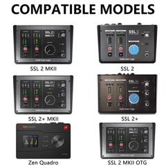 Hard Shell Case with SSL 2 or 2+, SSL2 MKII, 2+ MKII and Antelope Zen Quadro,…