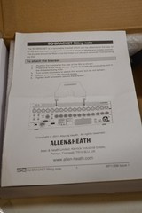 Allen & Heath Part Number: SQ-BRACKETX Model: 80-00A819-239-RS00