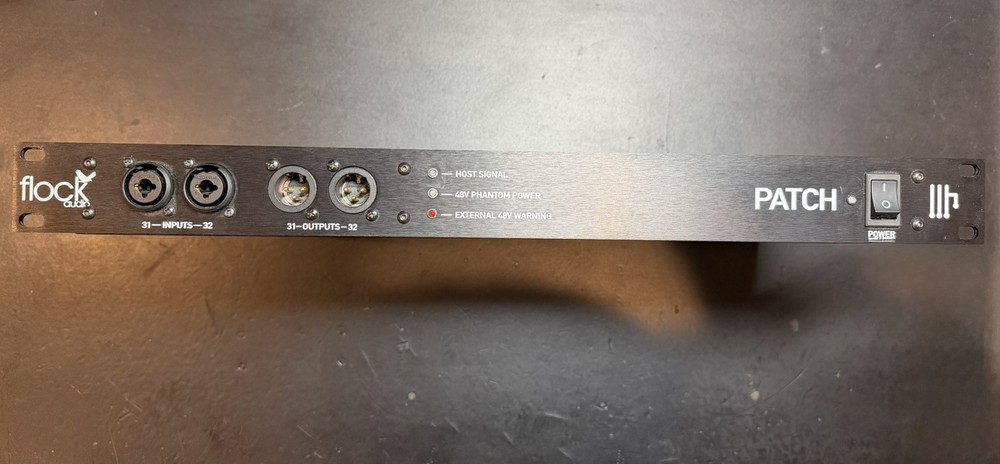 Flock Audio PATCH 32×32 Audio Patchbay with DB-25 Connectors