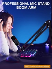 Versatile Adjustable Mic Boom Arm for Perfect Sound – HyperX SoloCast Compatible
