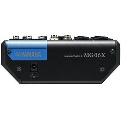 Yamaha MG06X 6-Channel Compact SPX Phantom Power Built-In Digital Effects Mixer