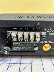 Realistic MPA-20 Solid State P.A. Amplifier 120V/12V w/powerhorn speaker Works!