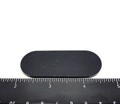 2 1/2″ x 1″ Oval Rubber Stick on Feet 1/8″ Thick 3M Adhesive Backing Bumper Pads