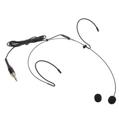 Headworn Microphone Headset Mic Wireless System 1.2m 100-20KHZ 2.0V-10V.DC