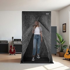 VEVOR 6.56ft Portable Vocal Booth Pro-Grade Recording Studio forEcho-Free Vocals