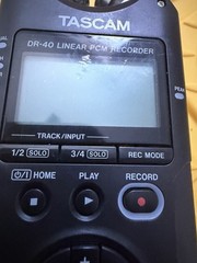 Tascam DR-40 Linear PCM Recorder Digital Audio Recorder for Parts