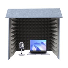 Desktop Soundproof Cover Portable Sound Recording Reflection Filter Isolation