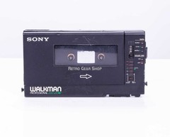 Walkman WM-D6 Cassette Recorder Black as-is for parts/repairs WMD6 Vintage