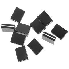 10Pcs Durable ABS Slider Caps for Dj Console Mixer Fader Knobs Black