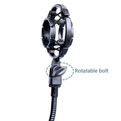 Condenser Microphone Shock Mount Holder 42-46mm Anti Vibration Studio Clip