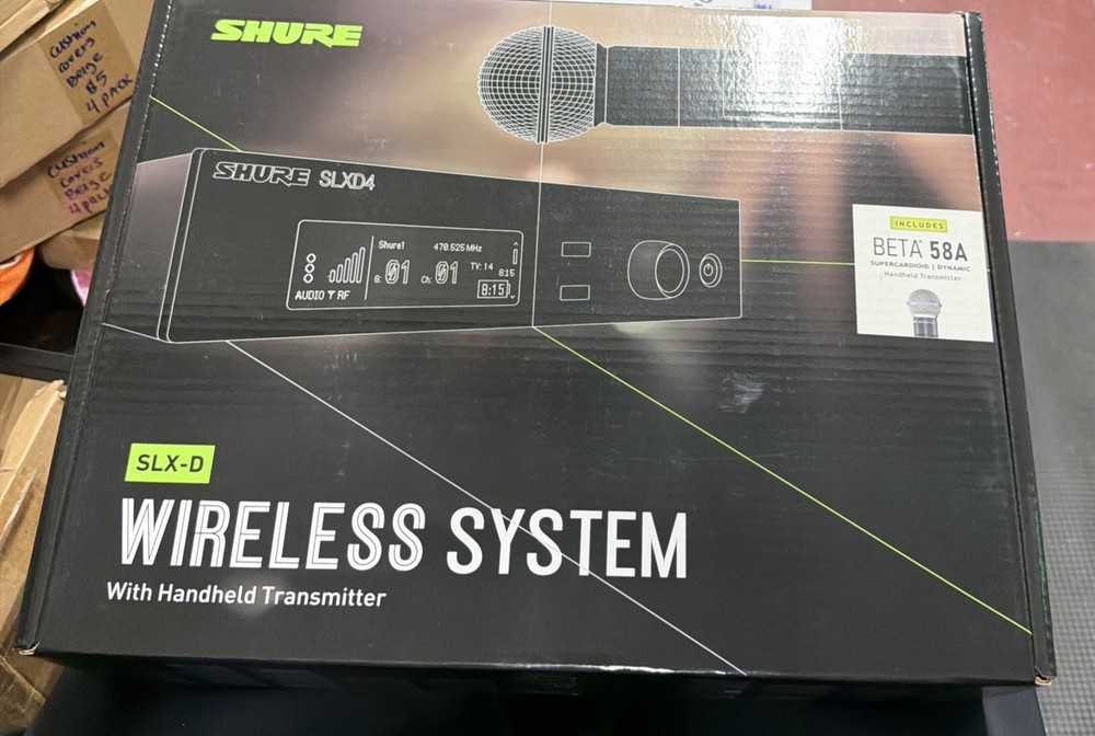 Shure SLXD24/B58 Digital Wireless Handheld Microphone System New!!!