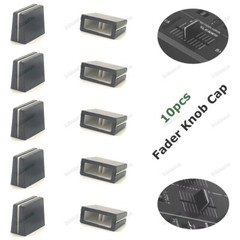 10pcs AFT Cross Fader Knob Cap for Pioneer DJM-2000, 2000NXS, 2000 nexus (Black)