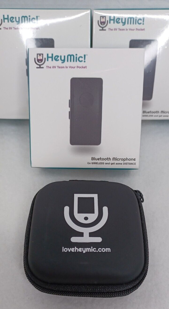 Hey Mic! Bluetooth Microphone: iPhone, Android, PC Mac Audio/Video Record – READ