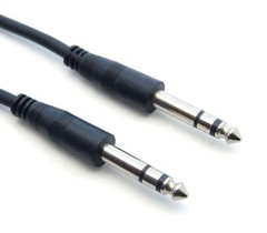 10Ft 1/4″ 6.35mm TRS Male to Male M/M Stereo Dj Speaker Instrument Guitar Cable