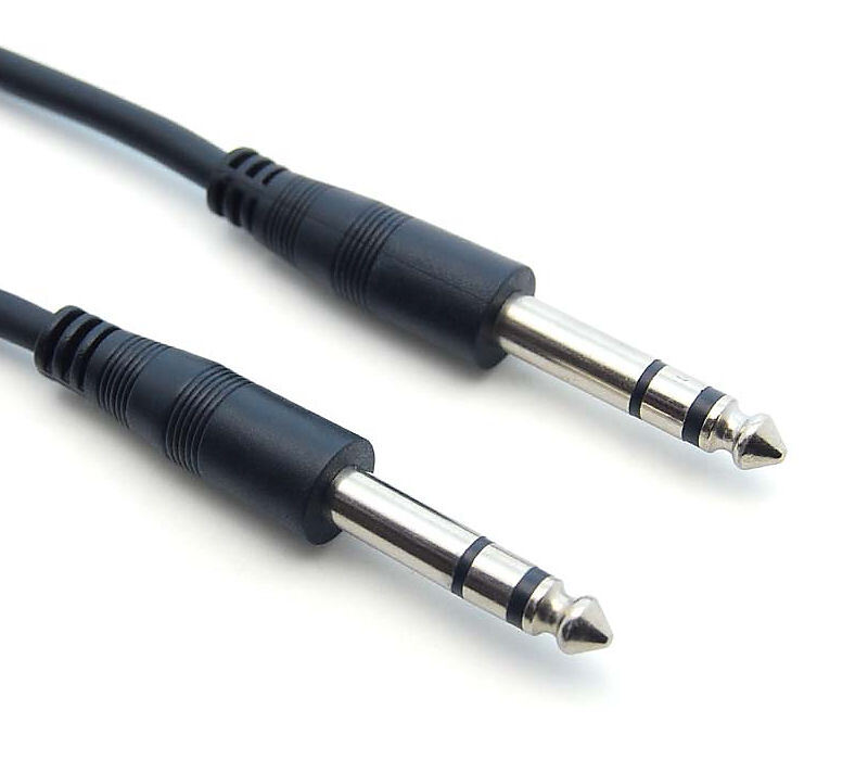 15Ft 1/4″ 6.35mm TRS Male to Male M/M Stereo Dj Speaker Instrument Guitar Cable