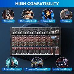 16 Channel Professional Mixer Power Mixing 16 DSP USB NEW