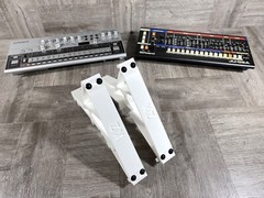 Dual Tier Stand for Roland Boutique Series Desktop Modules – WHITE – US Seller