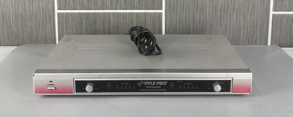 Pyle Pro PDWM2000 Wireless Microphone Receiver Microphone Is Not Included.