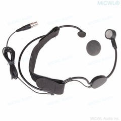 ME3 Dynamic Face Headset Microphone for SHURE Wireless Head wear Mics TA4F mini