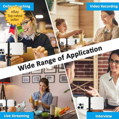 Professional Wireless Lavalier Microphone Ipad Android Phone Content Creators
