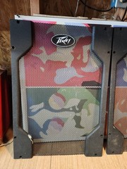 Pair Peavey Metal PVXp PA Subwoofer speaker parts Cover speaker grill W/Logo