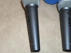 Lot of 2 Amazon Basics Dynamic Vocal Microphone Cardioid