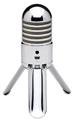 Meteor Mic USB Condenser Podcasting Podcast Recording Desktop Microphone Chrome