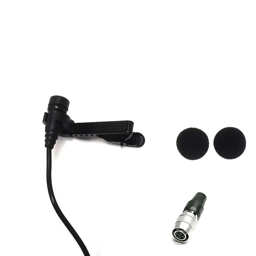 TCM141LL Condenser Lavalier Microphone for Audio Technica – Black Lapel Clip-on