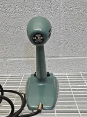 Vintage LRE 99-4607 Art Deco Lafayette Desk Microphone Green MCM UNTESTED