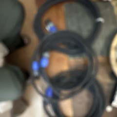 Pro Co Power Plus 12 AWG Speaker Cable 12/2 Speaker Twist Male-Male Black/Blue
