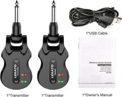Plug-and-Play Wireless Guitar System with 100ft Range – Ideal for Live Shows