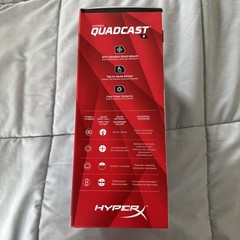 HyperX QuadCast S Black- RGB USB Condenser Microphone Factory Sealed New