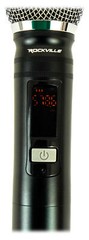 Rockville RWM-66 6-Mic Adjustable Frequency Wireless UHF Microphone System/Metal