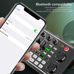 Home Studio Mixing Console Live Studio Audio DJ Sound Mixer Condenser Microphone