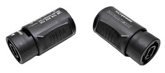 (2) Two Genuine NEUTRIK NL4MMX Female 2 & 4 Pin Coupler Female Adapter (Lockable