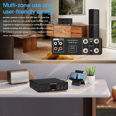 230W Bass Shaker Amplifier Subwoofer Power Amp Tactile Transducer Amp for Gaming